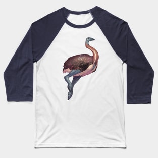 Cozy Elephant Bird Baseball T-Shirt